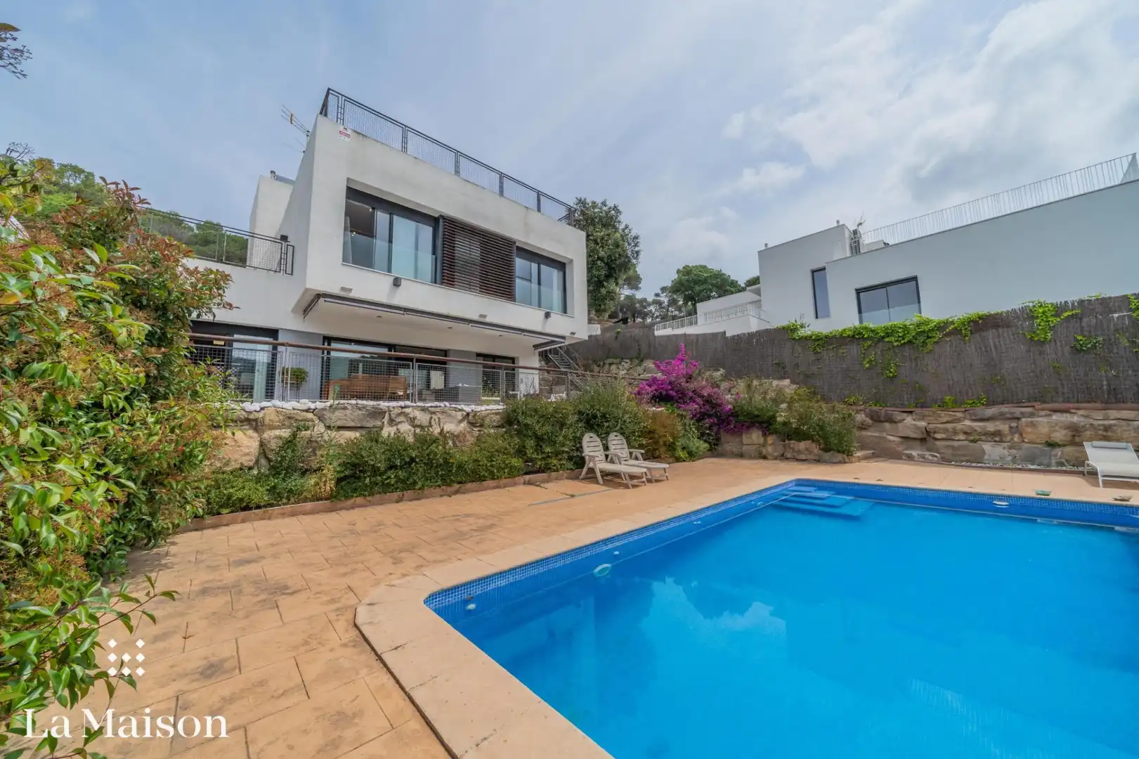 Piscina de Casa o xalet en venda en Vilanova del Vallès amb Parquet, Terrassa i Piscina