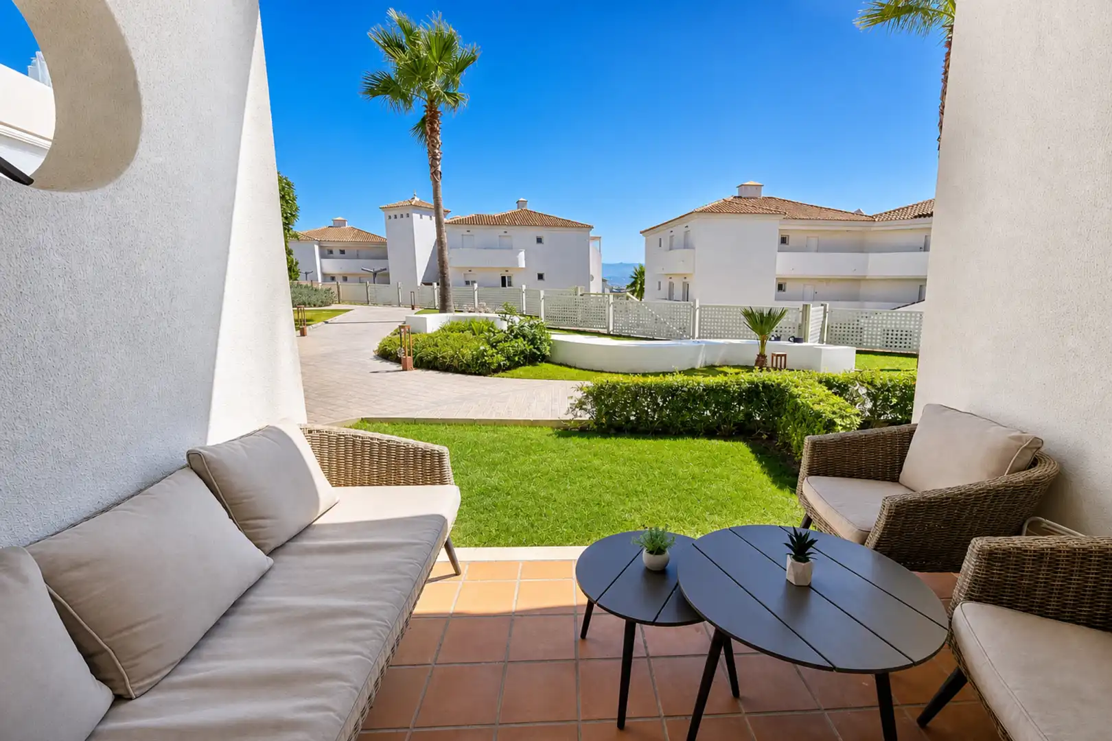 Terrace of Ground floor for sale in Manilva  with Air Conditioner, Terrace and Swimming Pool