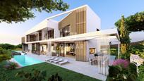 Exterior view of House or chalet for sale in  Madrid Capital  with Swimming Pool