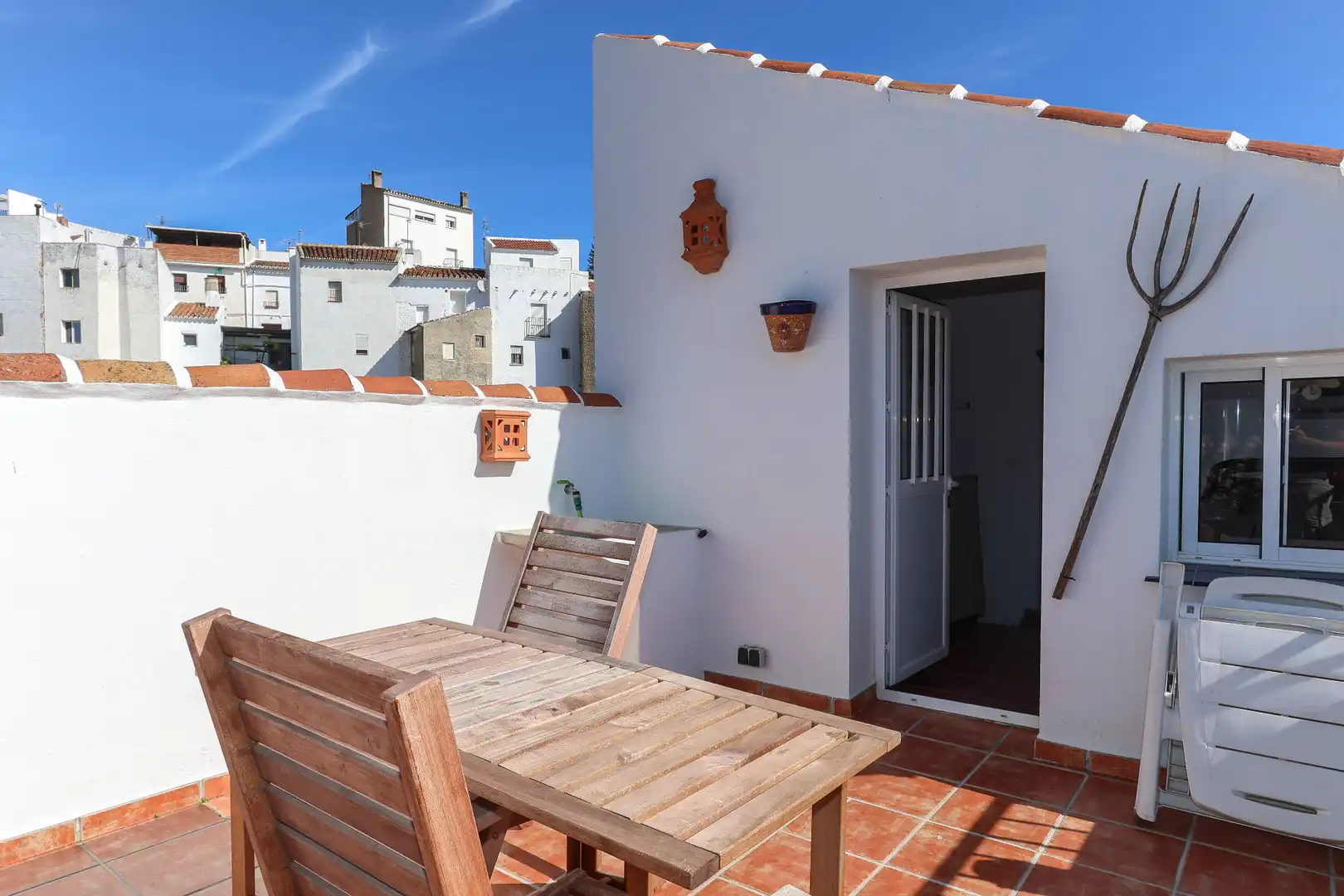 Terrassa de Casa adosada en venda en Yunquera amb Jardí privat