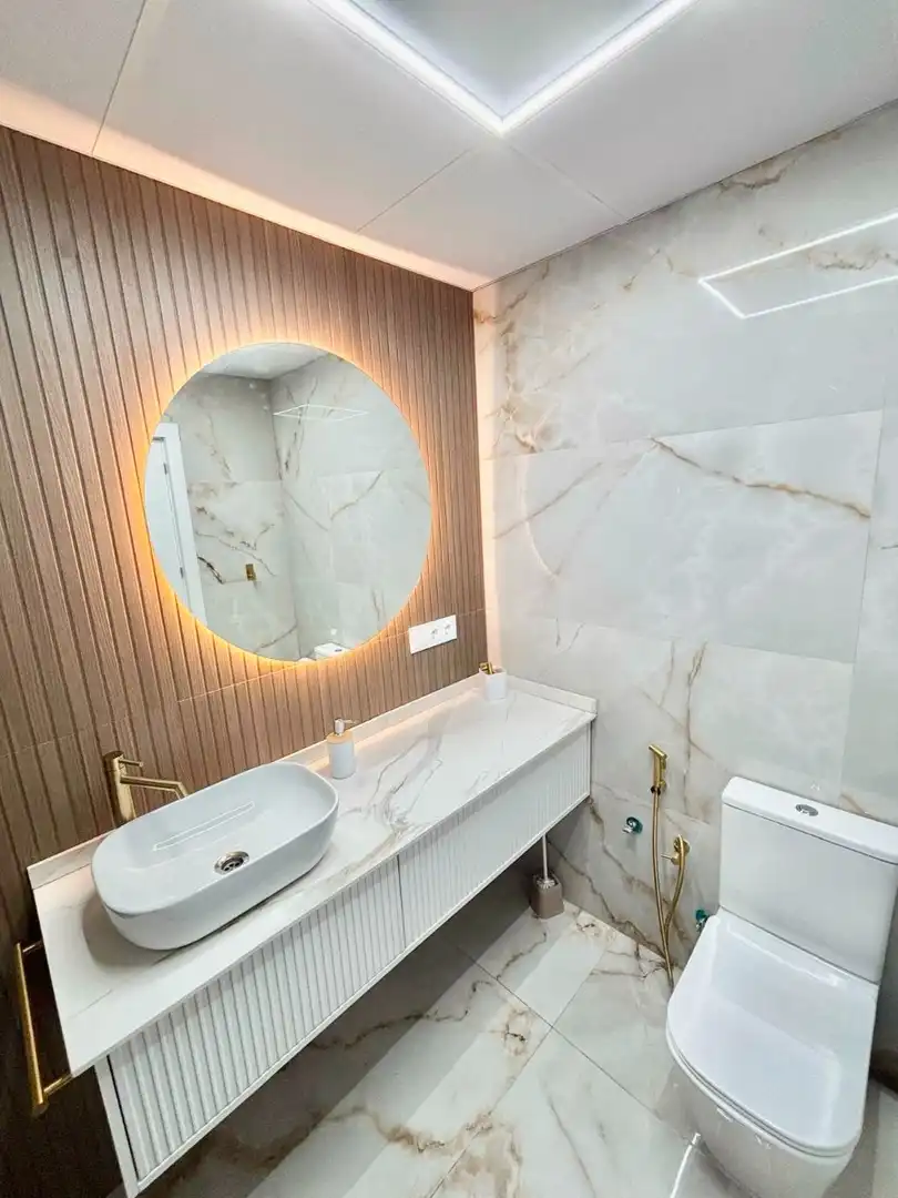 Bany de Apartament de lloguer en Murcia amb Aire condicionat, Moblat i Rentadora