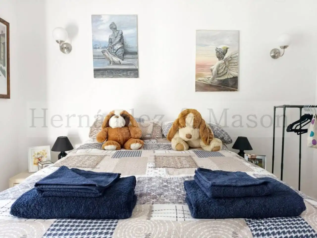 Bedroom of Houses for sale in Benalmádena  with Air Conditioner, Terrace and Swimming Pool