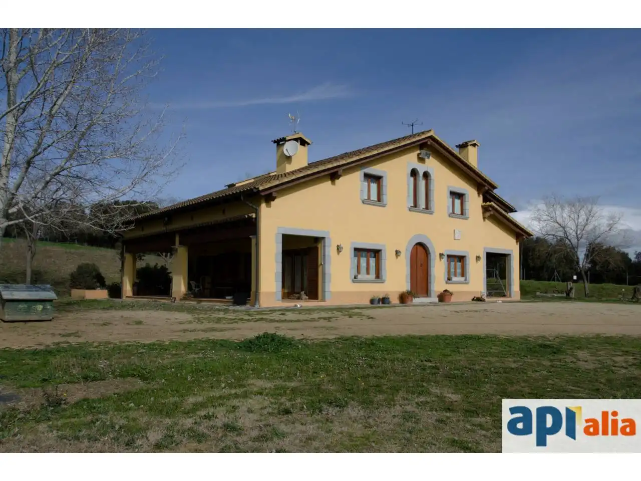 Vista exterior de Finca rústica en venda en Sant Antoni de Vilamajor amb Aire condicionat, Calefacció i Jardí privat