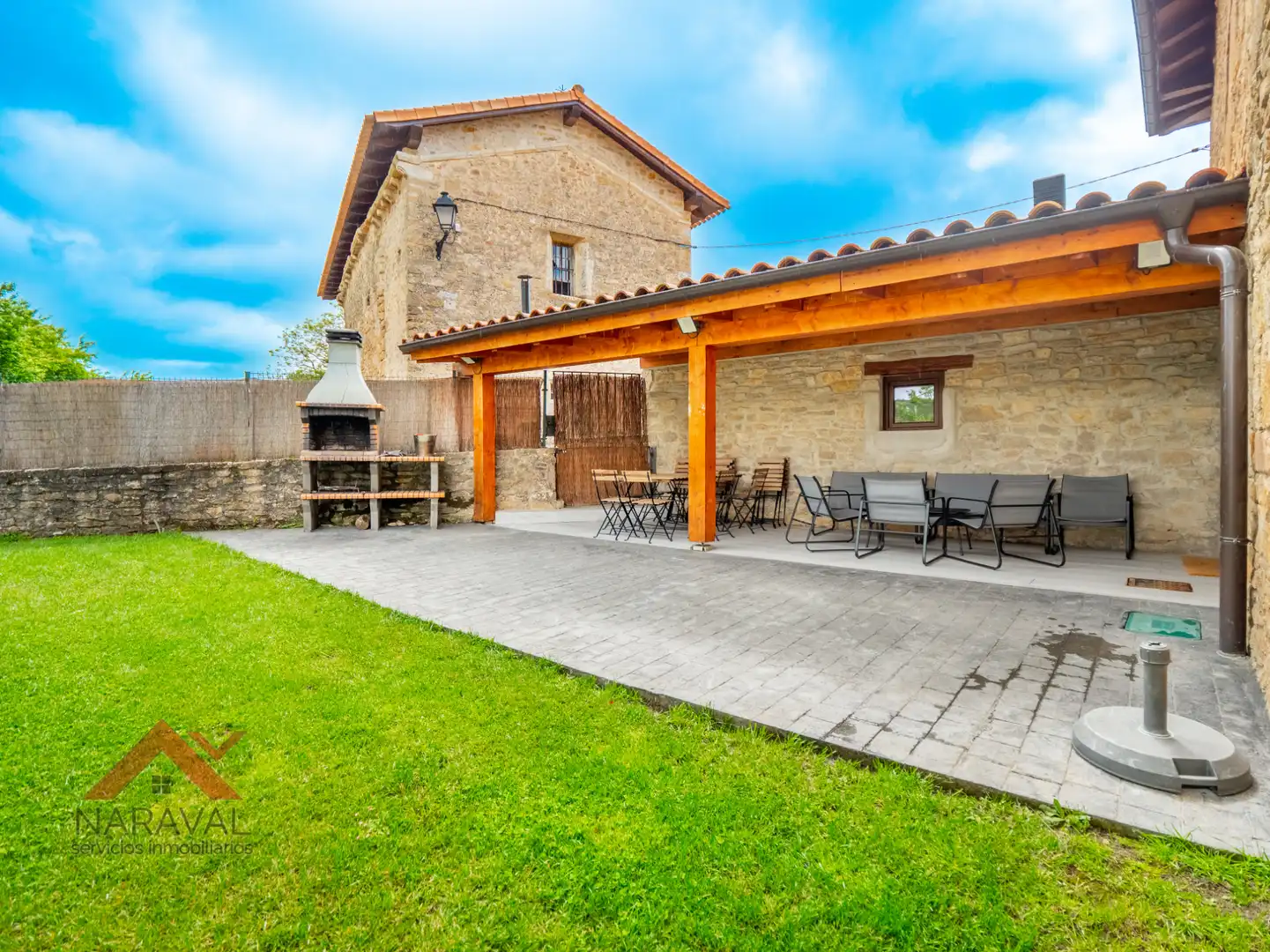 Terrassa de Casa o xalet en venda en Valdegovia / Gaubea amb Calefacció, Jardí privat i Terrassa