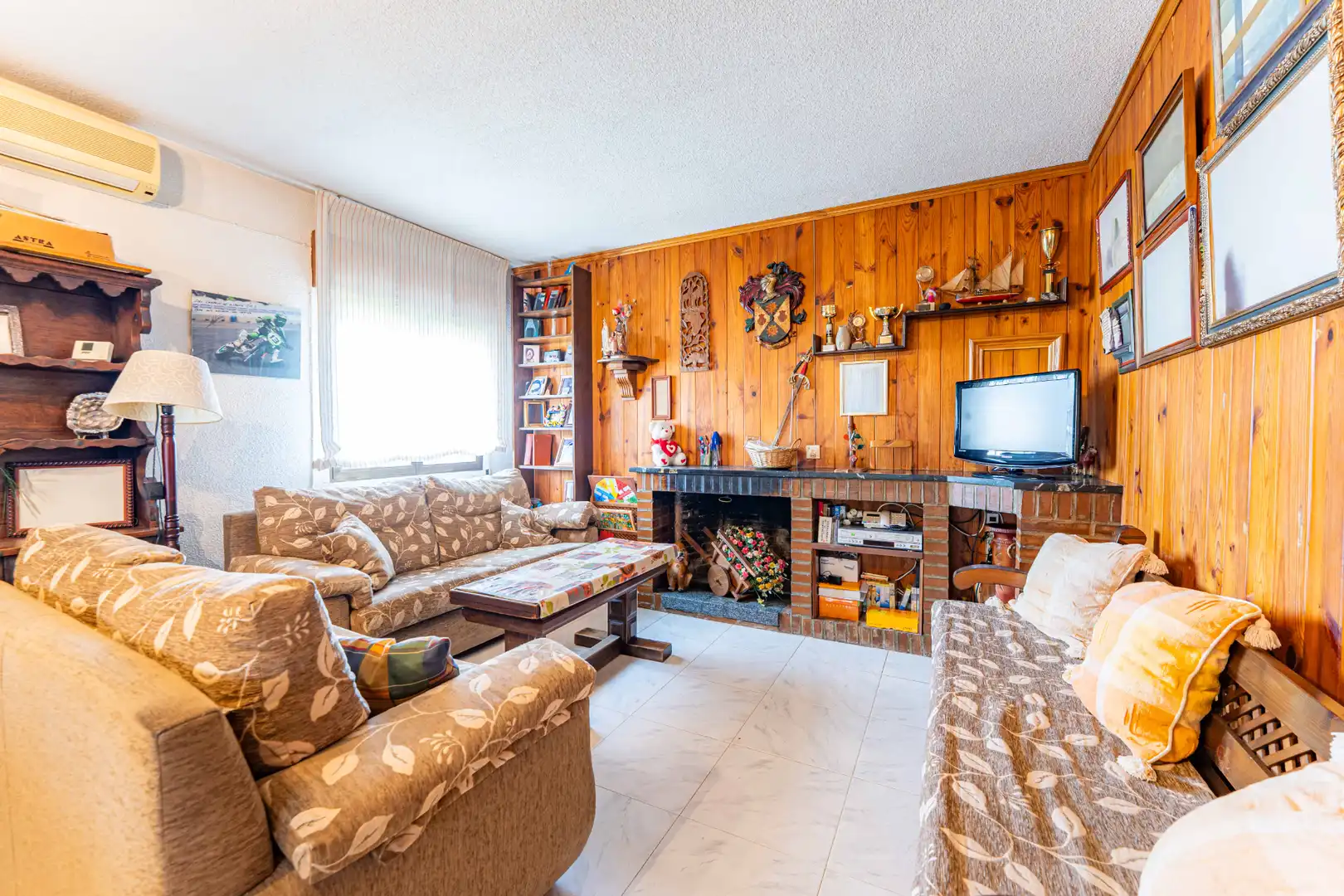 Sala de estar de Casa o chalet en venta en El Álamo con Aire acondicionado, Jardín privado y Terraza