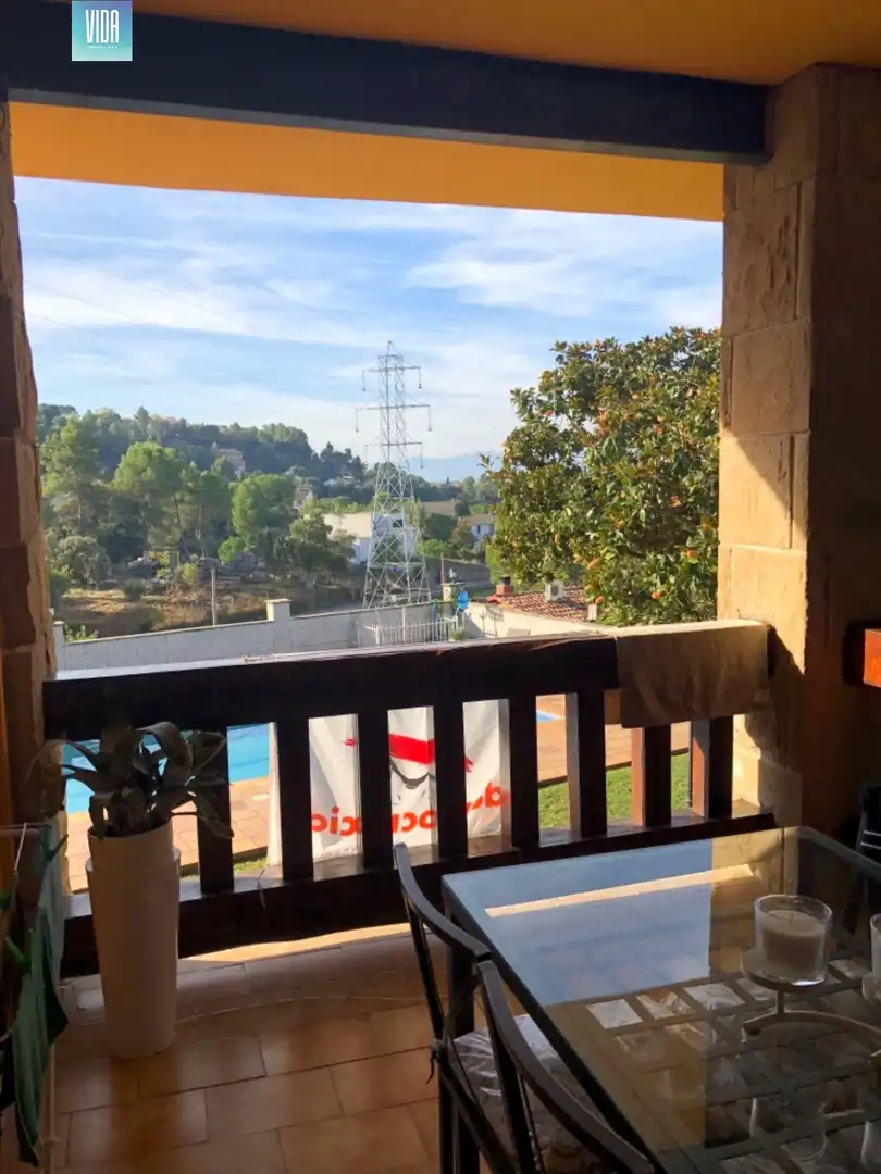 Balcony of Houses for sale in Calders  with Air Conditioner, Heating and Private garden