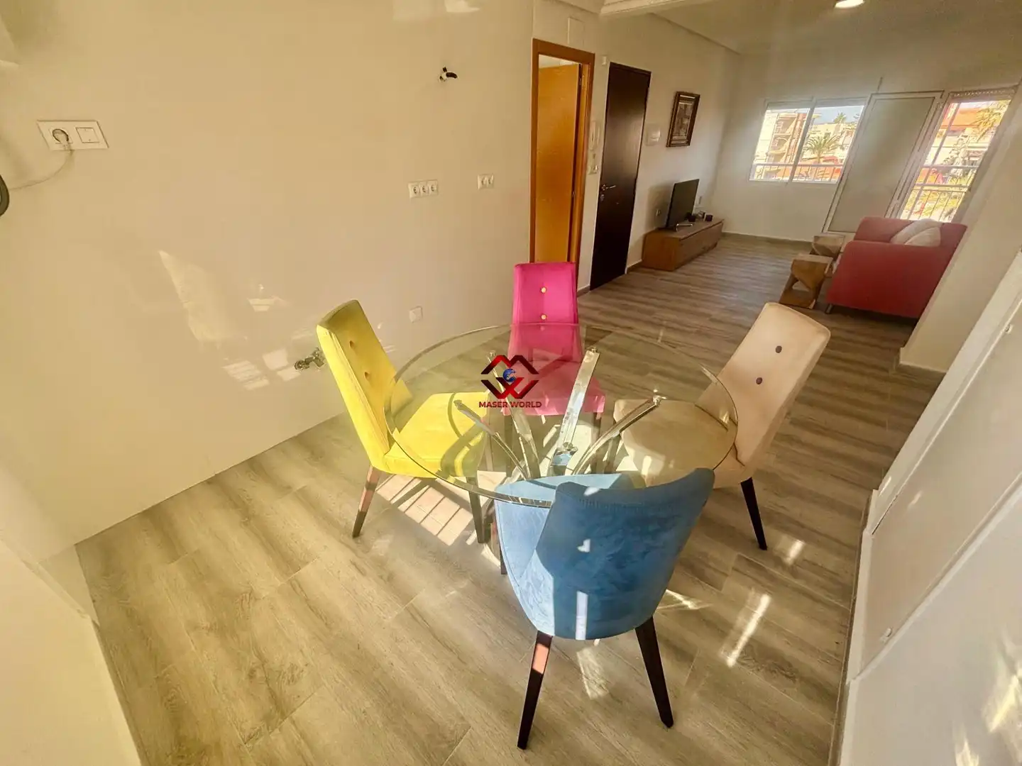Menjador de Apartament en venda en Pilar de la Horadada amb Aire condicionat, Calefacció i Terrassa