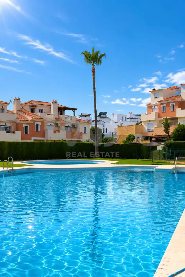 Vista exterior de Piso en venta en Rincón de la Victoria con Aire acondicionado, Calefacción y Terraza