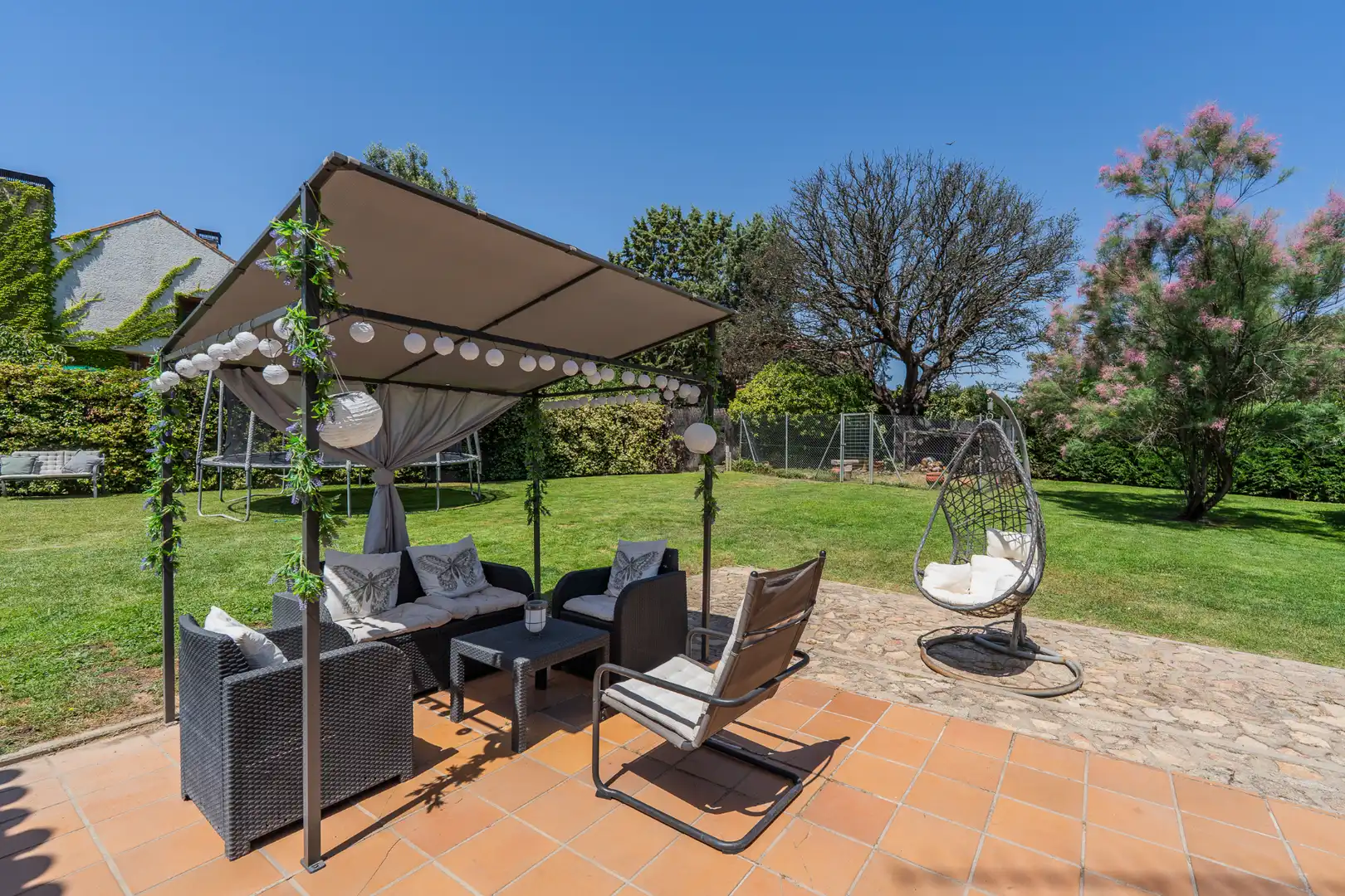 Terraza de Casa o chalet en venta en San Agustín del Guadalix con Aire acondicionado, Calefacción y Jardín privado