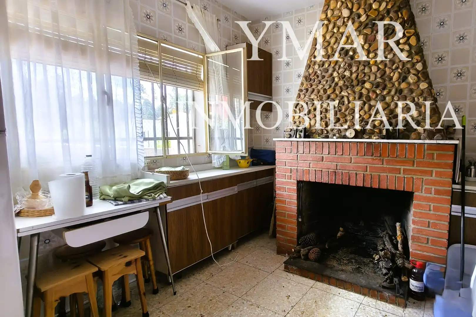 Cocina de Casa o chalet en venta en Robledo del Mazo con Calefacción y Amueblado