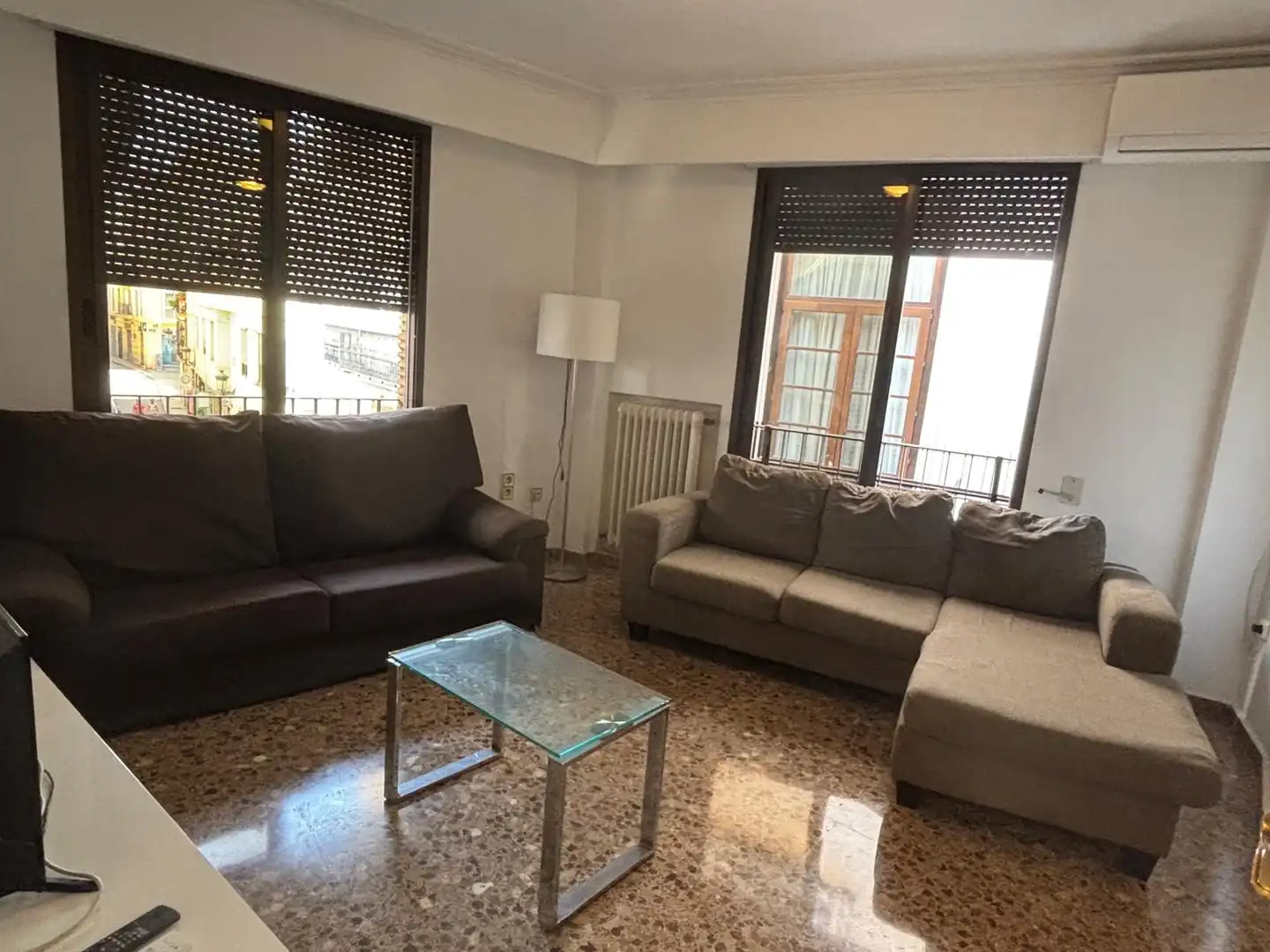 Wohnzimmer von Wohnung zur Miete in Valencia mit Klimaanlage, Heizung und Möbliert