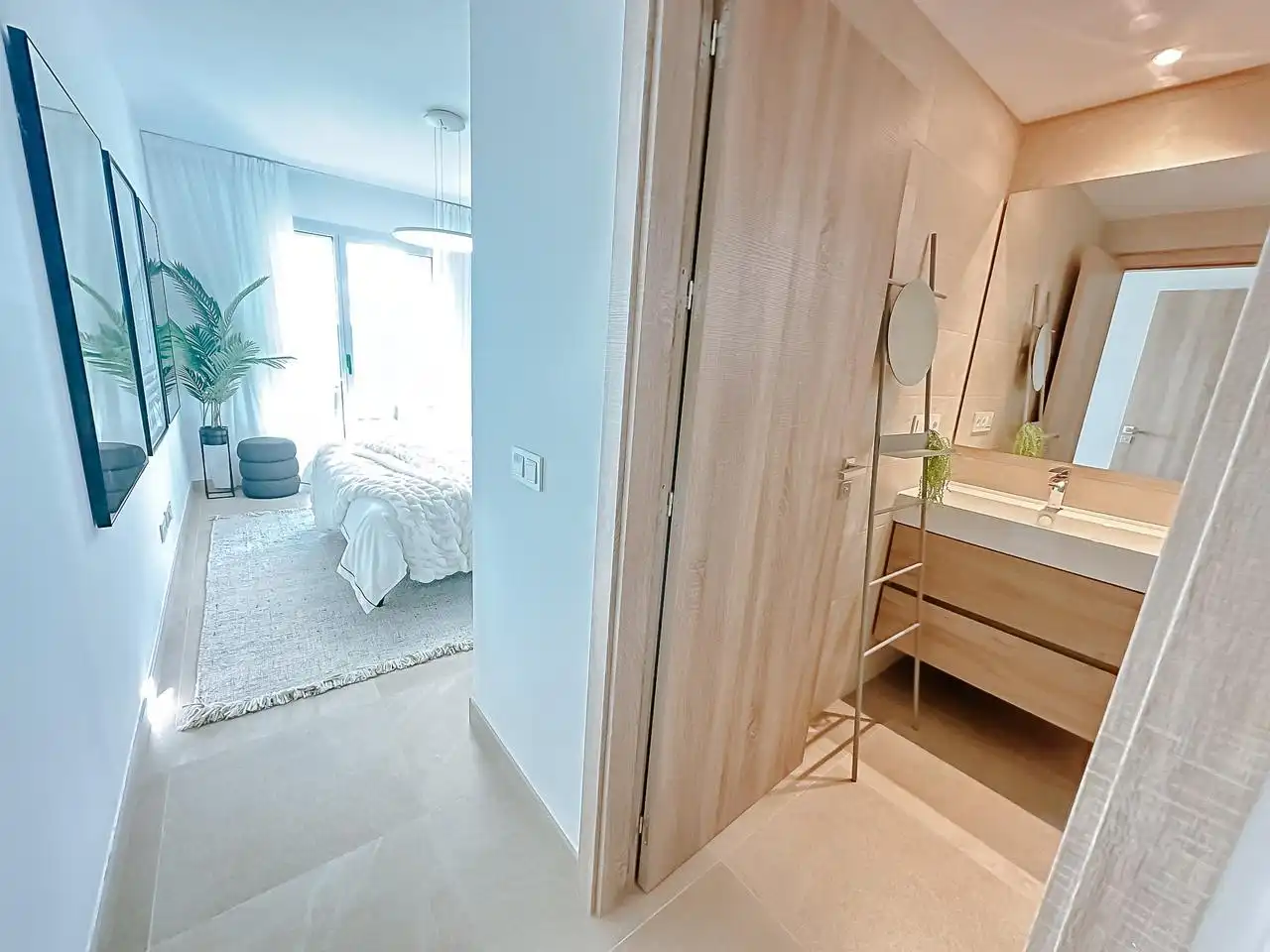 Dormitori de Apartament en venda en Estepona amb Aire condicionat, Calefacció i Terrassa