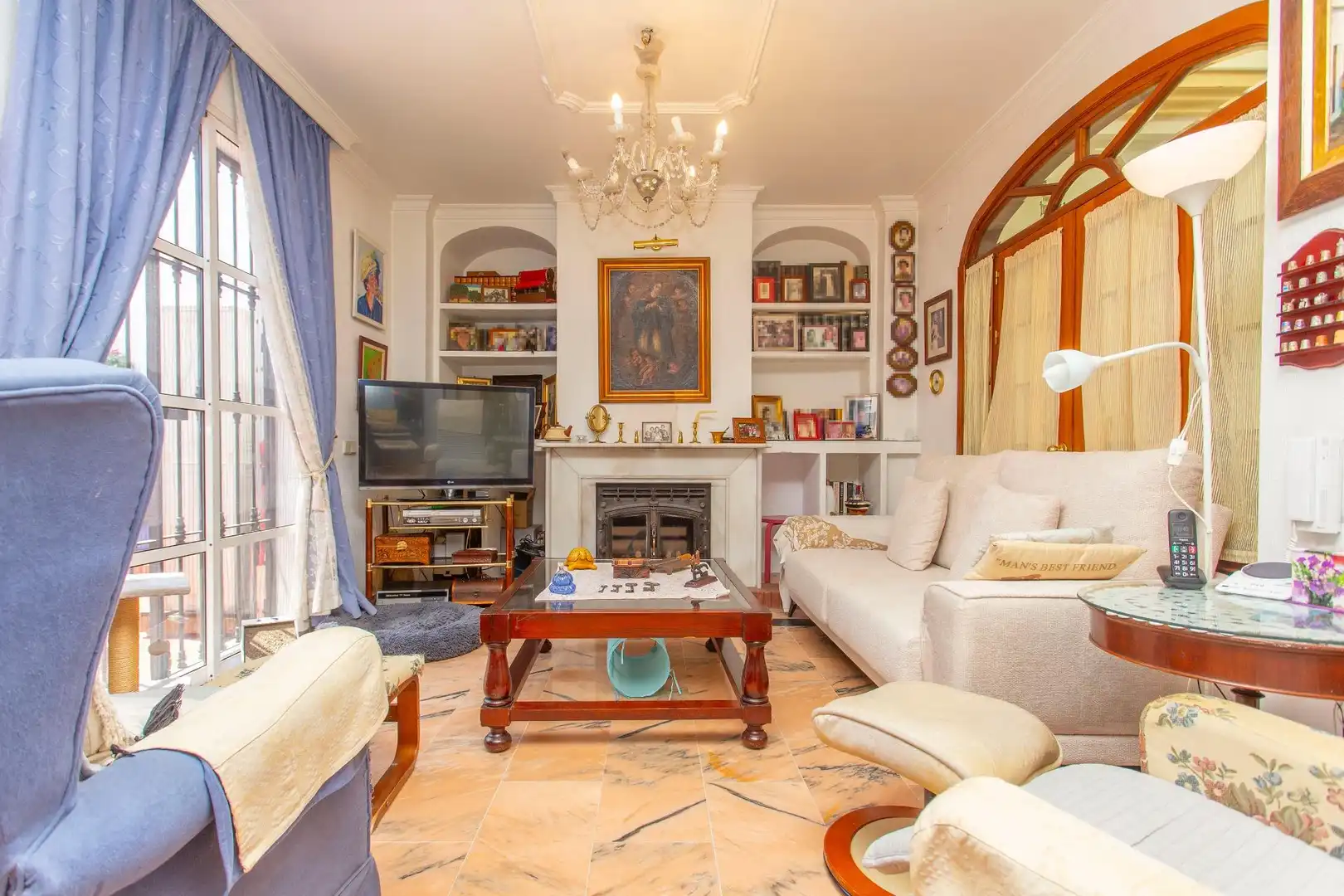 Sala de estar de Casa o chalet en venta en El Puerto de Santa María con Aire acondicionado, Calefacción y Jardín privado