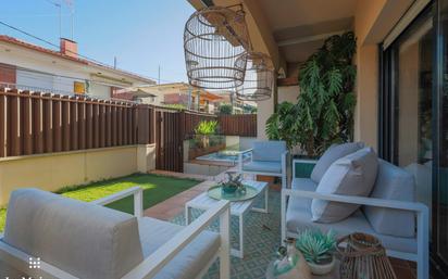 Terrace of House or chalet for sale in Premià de Dalt  with Air Conditioner, Heating and Private garden