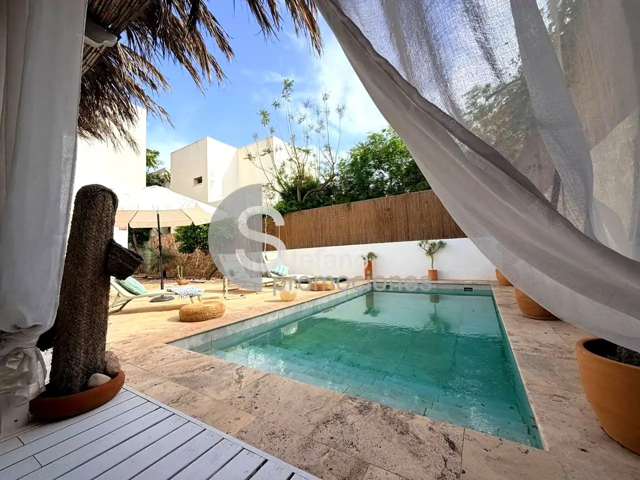 Swimming pool of Detached homes for rent in Níjar  with Air Conditioner, Heating and Private garden