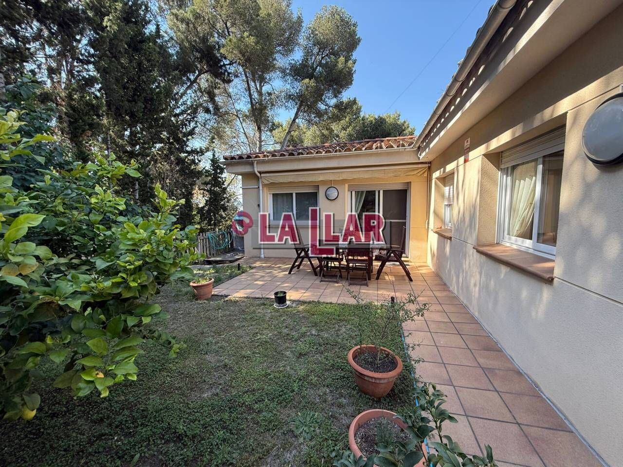 Garden of Single-family semi-detached for sale in Montornès del Vallès  with Air Conditioner, Heating and Private garden