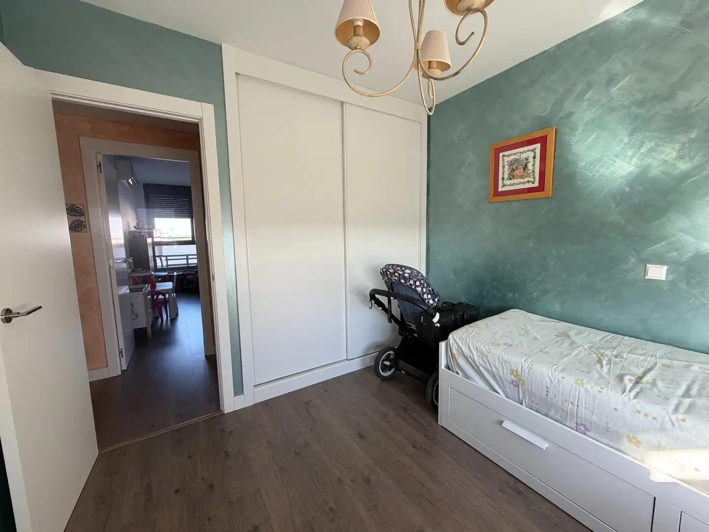 Schlafzimmer von Dachboden zum Verkauf in Alovera mit Klimaanlage, Heizung und Terrasse