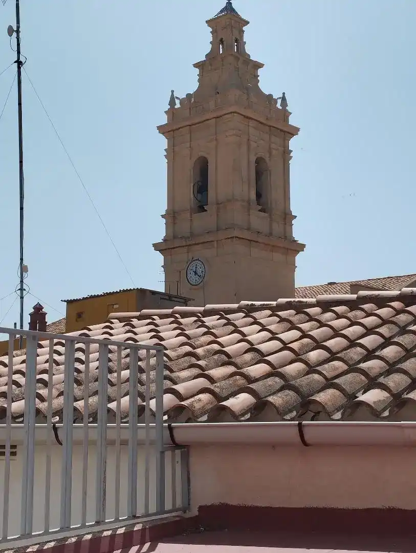 Vista exterior de Casa adosada en venda en Almazora / Almassora amb Aire condicionat i Balcó