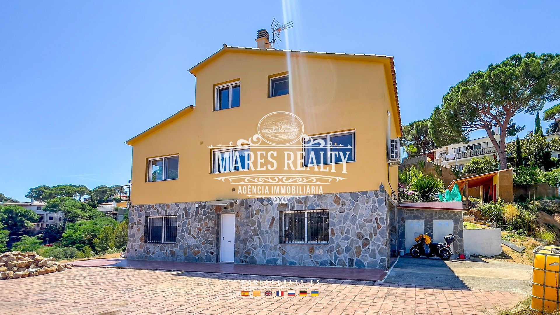 Exterior view of House or chalet to rent in Lloret de Mar  with Air Conditioner, Heating and Private garden