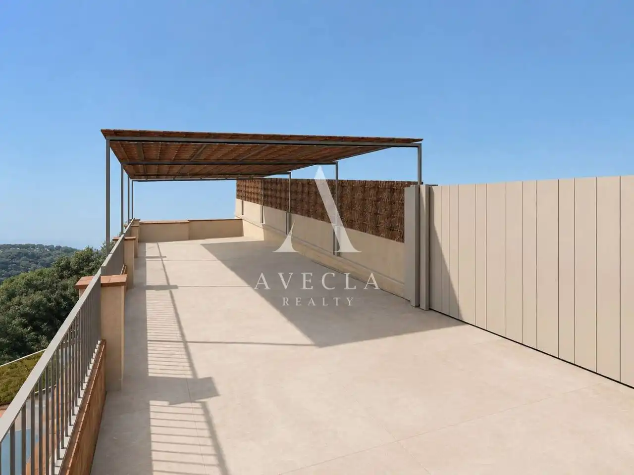 Terrassa de Casa o xalet en venda en Sant Cugat del Vallès amb Jardí privat i Piscina