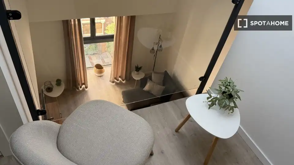 Terrassa de Apartament per a compartir en Málaga amb Aire condicionat, Terrassa i Moblat