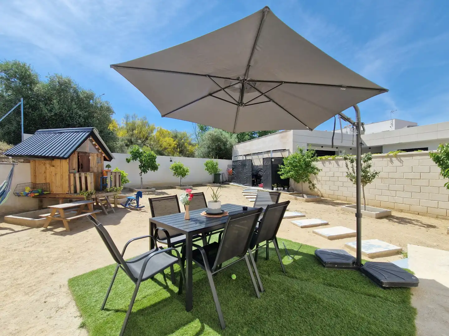 Terraza de Casa o chalet en venta en Toledo con Aire acondicionado, Calefacción y Jardín privado