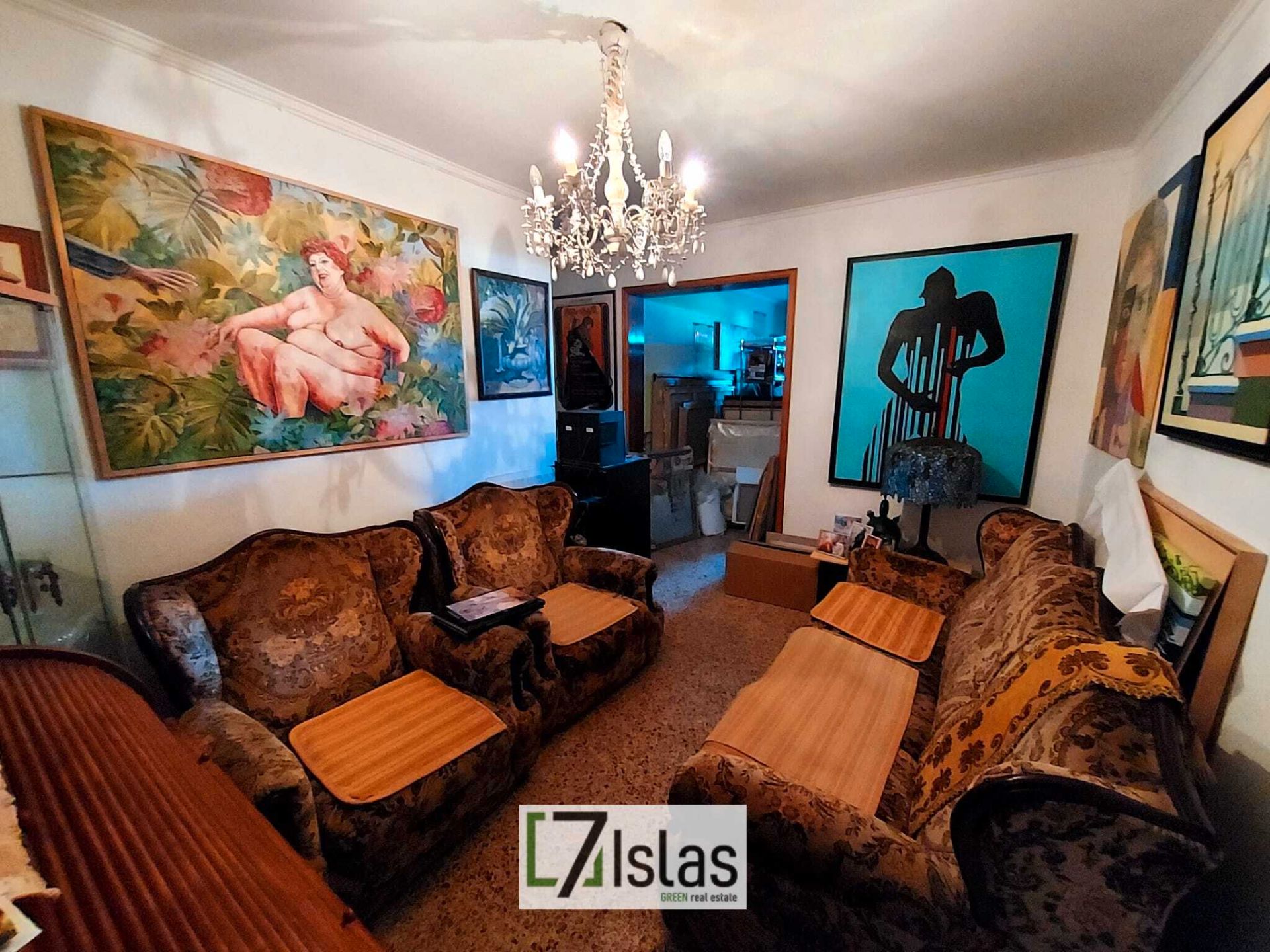 Sala d'estar de Pis en venda en San Cristóbal de la Laguna amb Moblat
