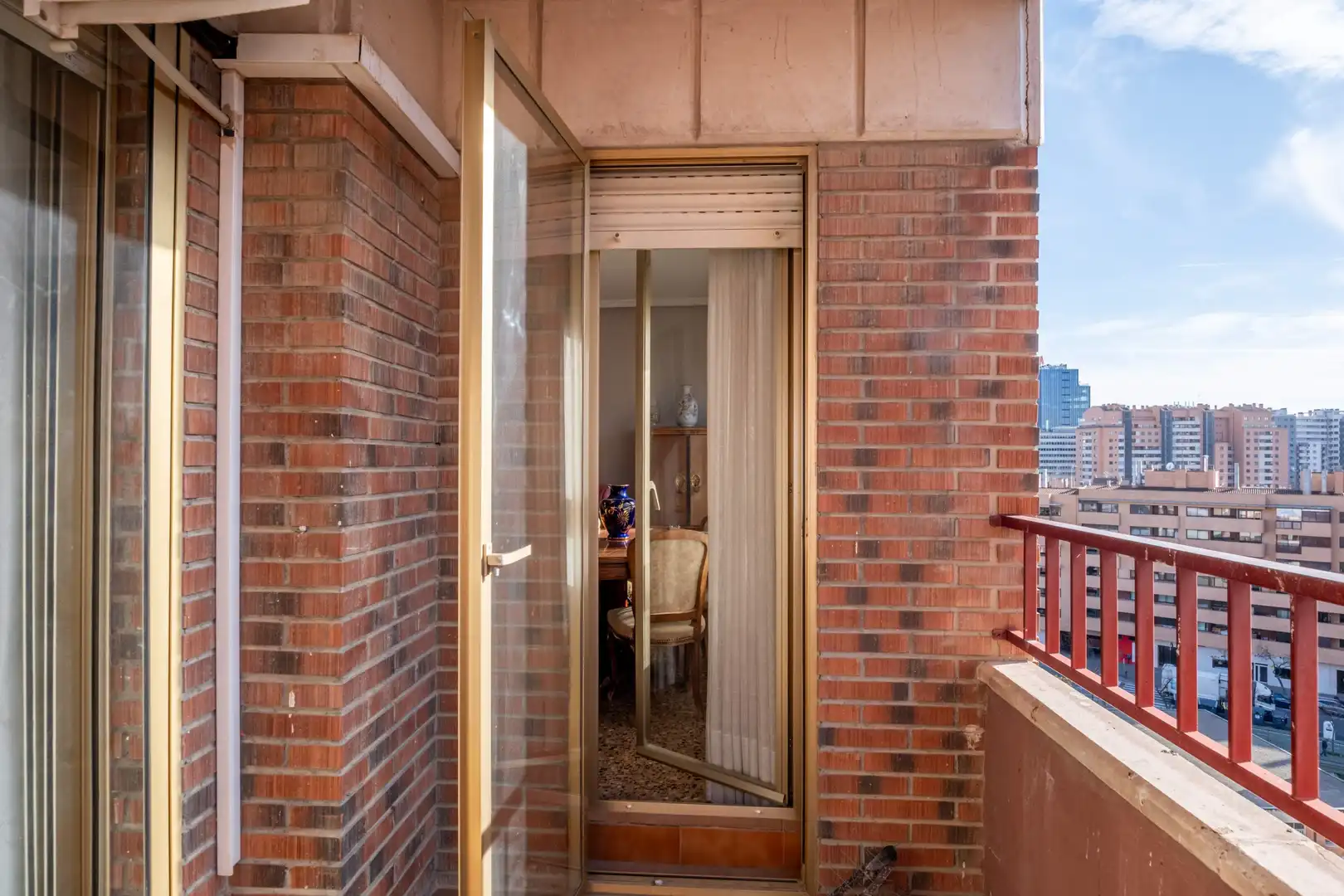 Balcony of Flat for sale in Zaragoza  with Heating, Terrace and Storage room