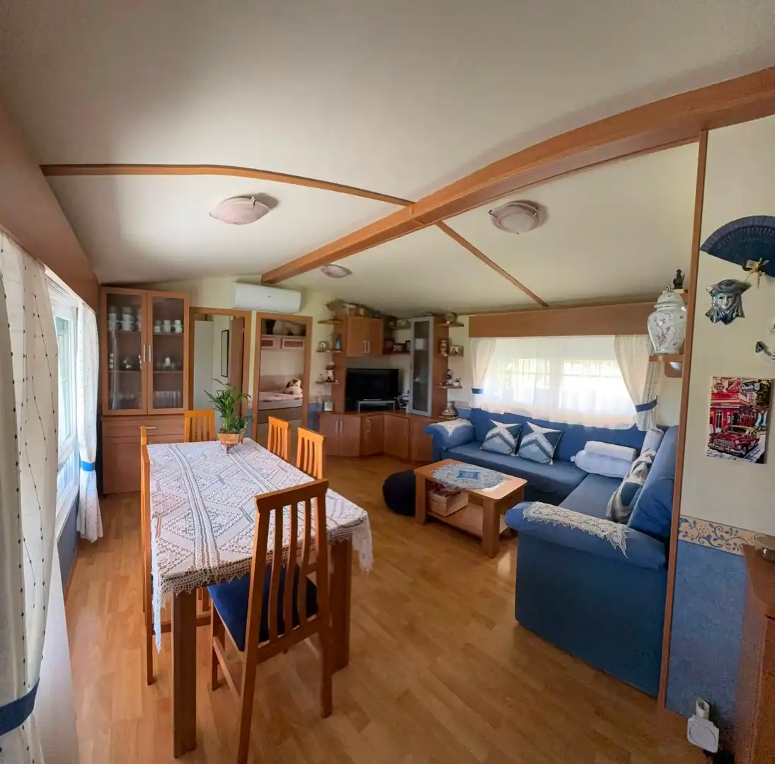 Sala d'estar de Casa o xalet en venda en Agoncillo amb Aire condicionat i Moblat