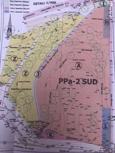 Wohnbaugrundstück zum Verkauf in Gelida, imagen 3