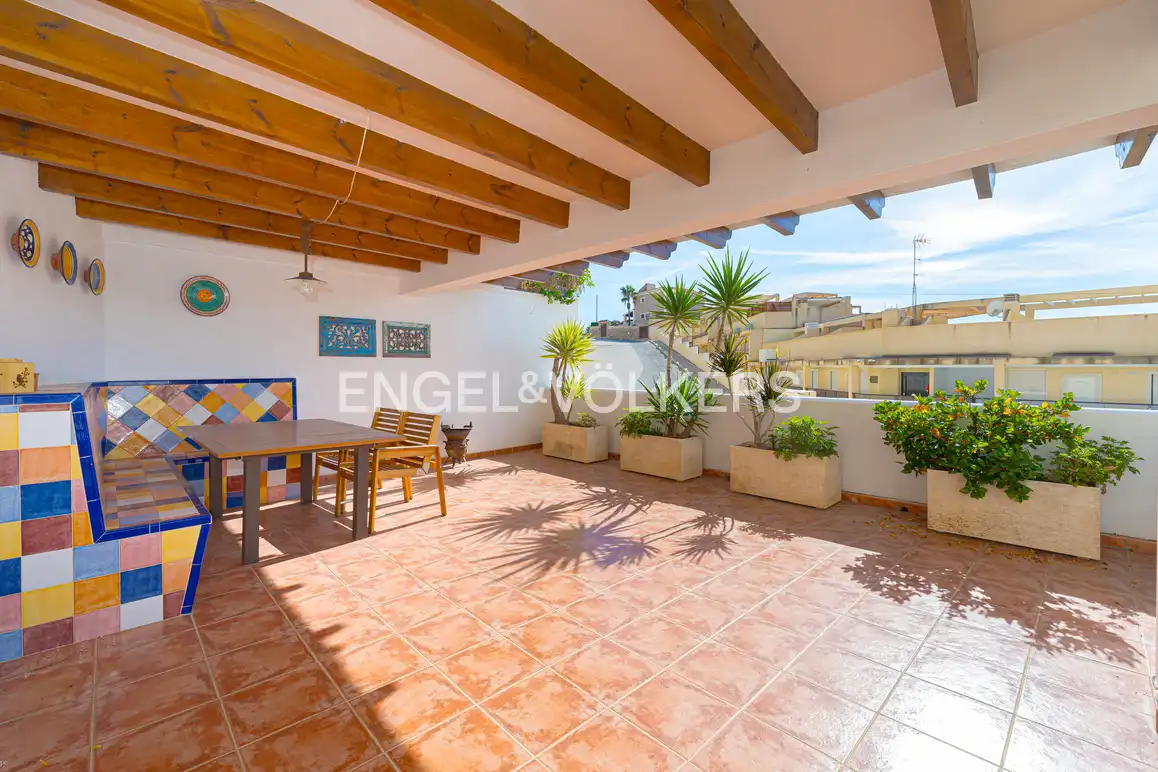 Terrace of Houses for sale in Villajoyosa / La Vila Joiosa  with Air Conditioner, Private garden and Terrace