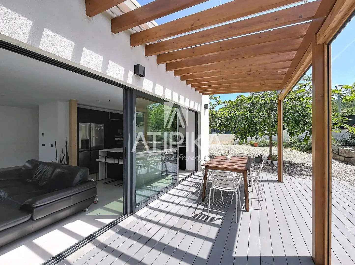Terrassa de Casa o xalet en venda en Sant Pere de Ribes amb Aire condicionat, Calefacció i Piscina