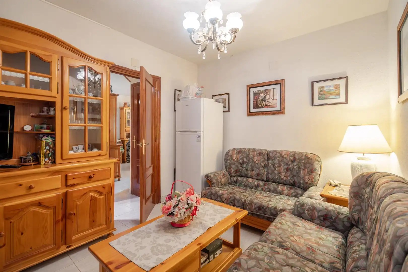Sala de estar de Casa adosada en venta en El Tiemblo 