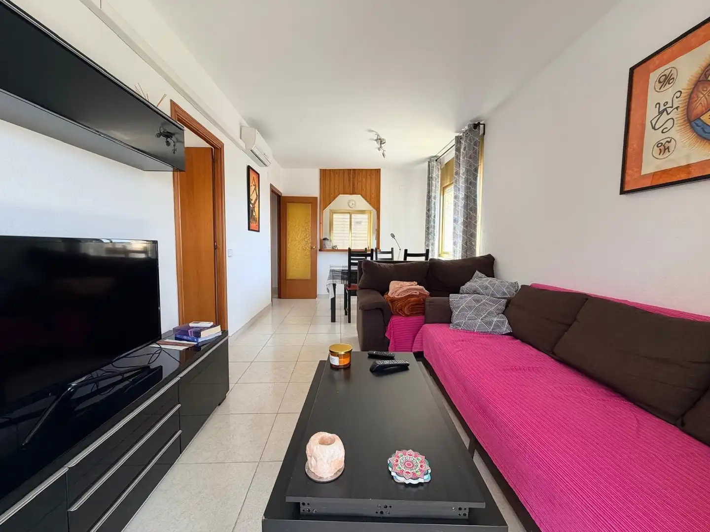 Sala de estar de Piso en venta en Cunit con Aire acondicionado, Calefacción y Terraza