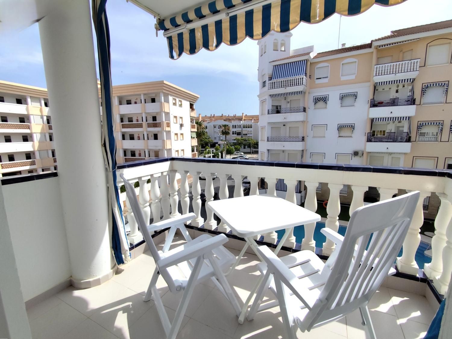 Balcony of Flat to rent in El Portil  with Private garden, Terrace and Swimming Pool