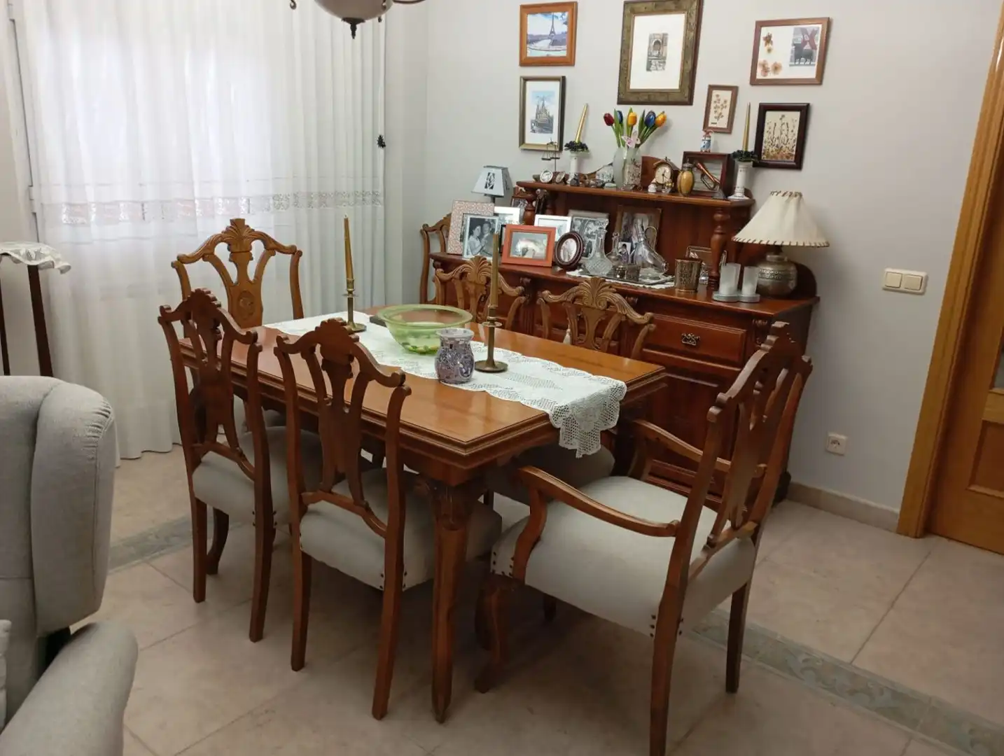 Esszimmer von Haus oder Chalet zum Verkauf in Valdepeñas mit Klimaanlage, Heizung und Terrasse