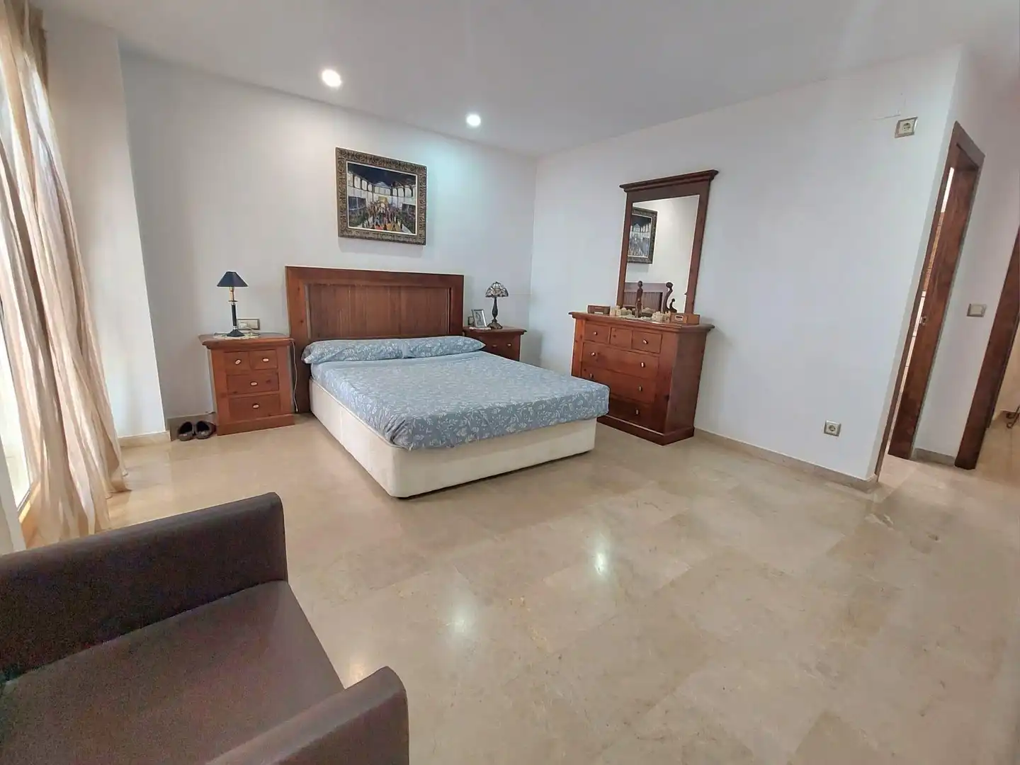 Schlafzimmer von Dachboden zum Verkauf in Águilas mit Klimaanlage, Heizung und Terrasse