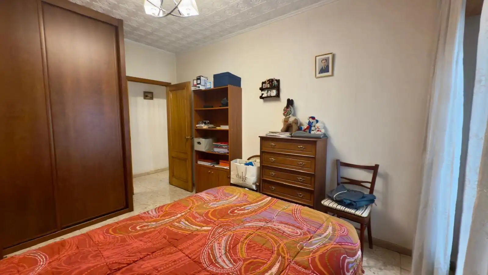 Bedroom of Flat for sale in Ourense Capital   with Heating, Storage room and Furnished