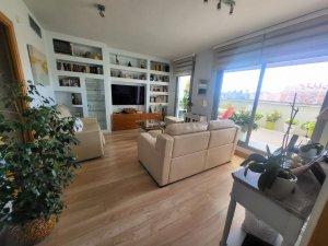 Living room of Attic for sale in  Madrid Capital  with Air Conditioner, Terrace and Balcony