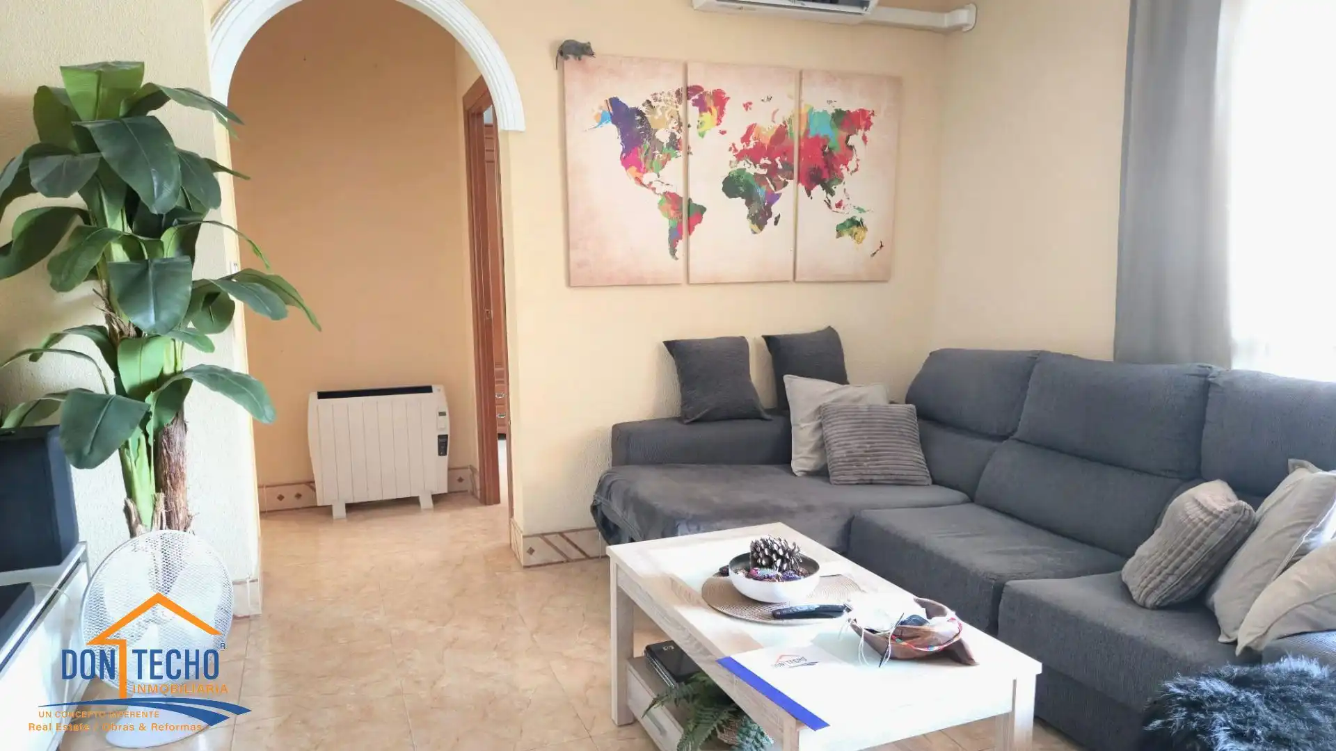 Sala d'estar de Pis en venda en Málaga amb Aire condicionat, Terrassa i Moblat