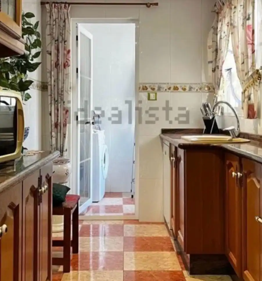 Cocina de Piso en venta en Castellón de la Plana / Castelló de la Plana con Terraza y Amueblado