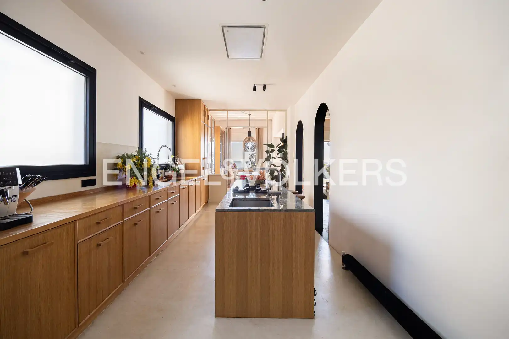 Kitchen of Houses for rent in Caldes d'Estrac  with Air Conditioner, Heating and Private garden