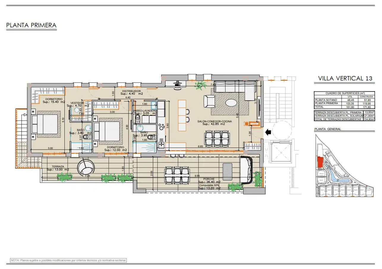Mini appartamento con terrazza in vendita a San Juan de los Terreros, imagen 15