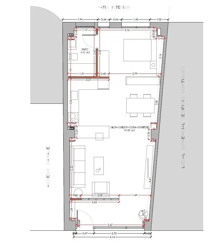 Loft zum Verkauf in Valladolid mit Klimaanlage, Heizung und Möbliert