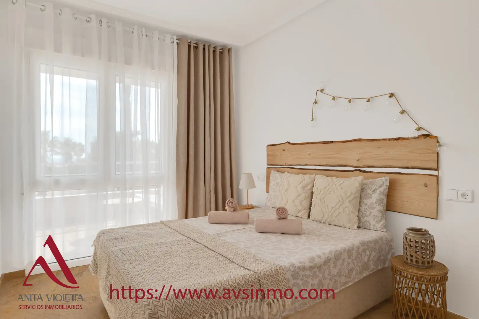 Bedroom of Apartments for rent in Orihuela  with Air Conditioner, Furnished and Oven