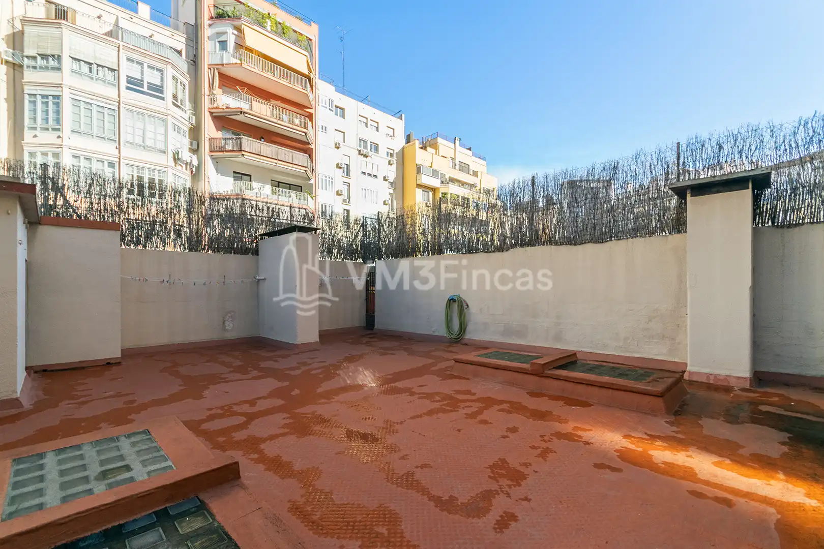Terrasse von Wohnung zur Miete in Barcelona mit Klimaanlage, Heizung und Parkett