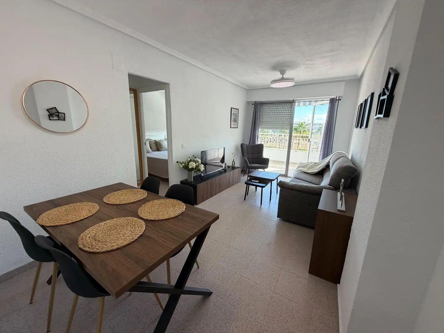 Living room of Apartments for rent in Santa Pola  with Air Conditioner, Heating and Terrace