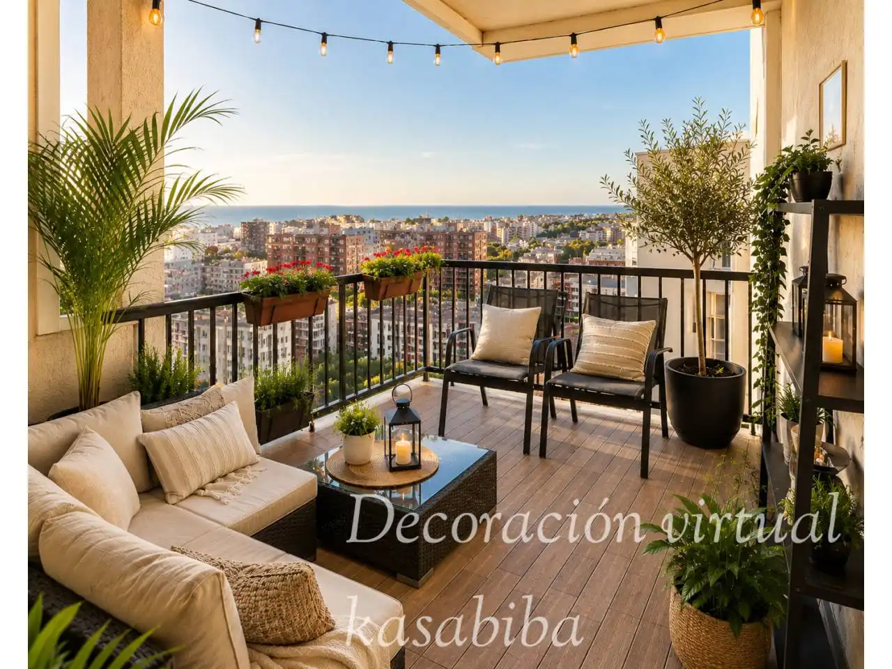 Terrasse von Dachboden zum Verkauf in Valencia mit Klimaanlage, Heizung und Parkett
