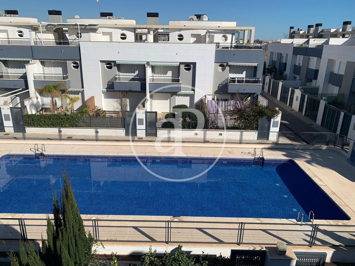 Swimming pool of Attic to rent in Almenara  with Air Conditioner, Heating and Private garden
