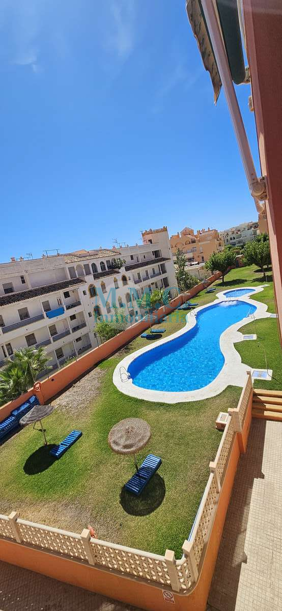 Exterior view of Flat for sale in Roquetas de Mar  with Air Conditioner, Terrace and Furnished